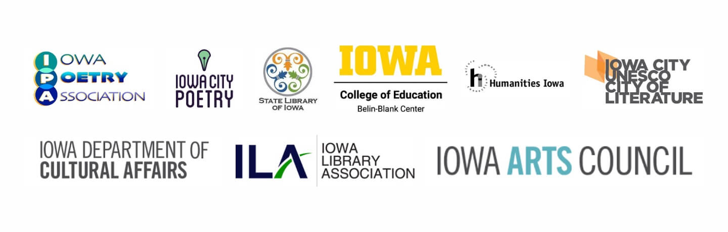 Iowa Student Poet Ambassador Logos web banner