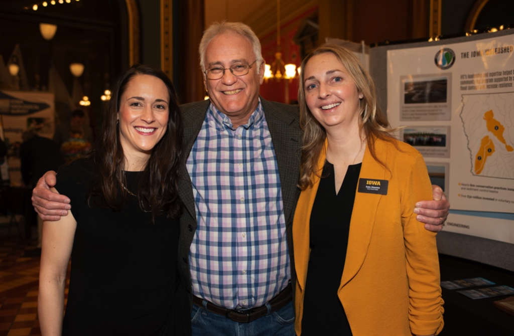 2 Breanna Shea (IFC), Rod Marlatt (Turkey River Chair), and Kate Giannini (IFC)