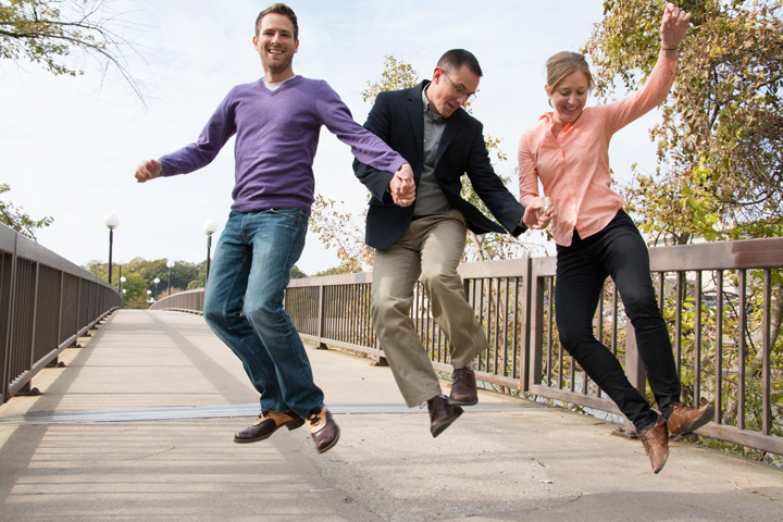 OCE Staff Jumping