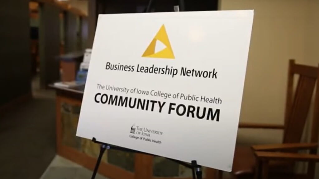 Business Leadership Network signage