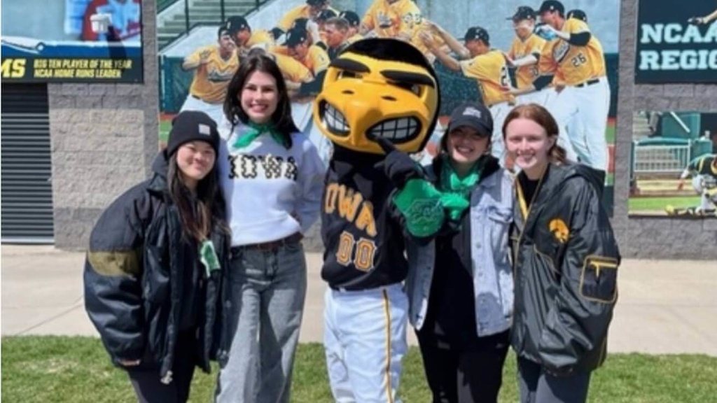 Students with Herky