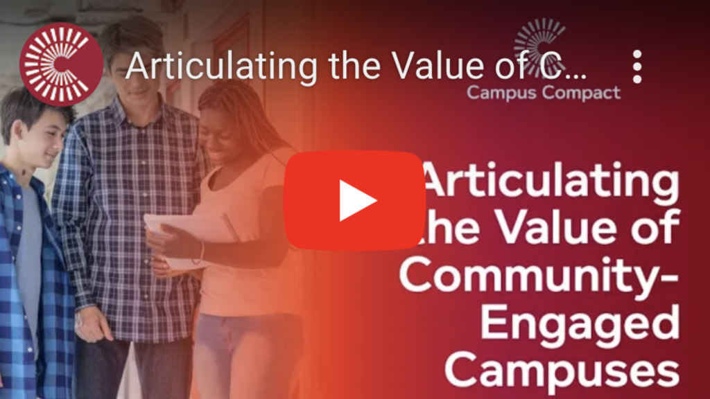 Articulating the Value of Community-Engaged Campuses