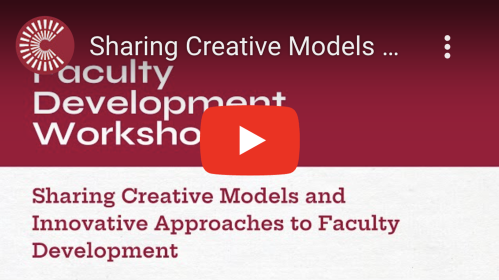 Sharing Creative Models and Innovative Approaches