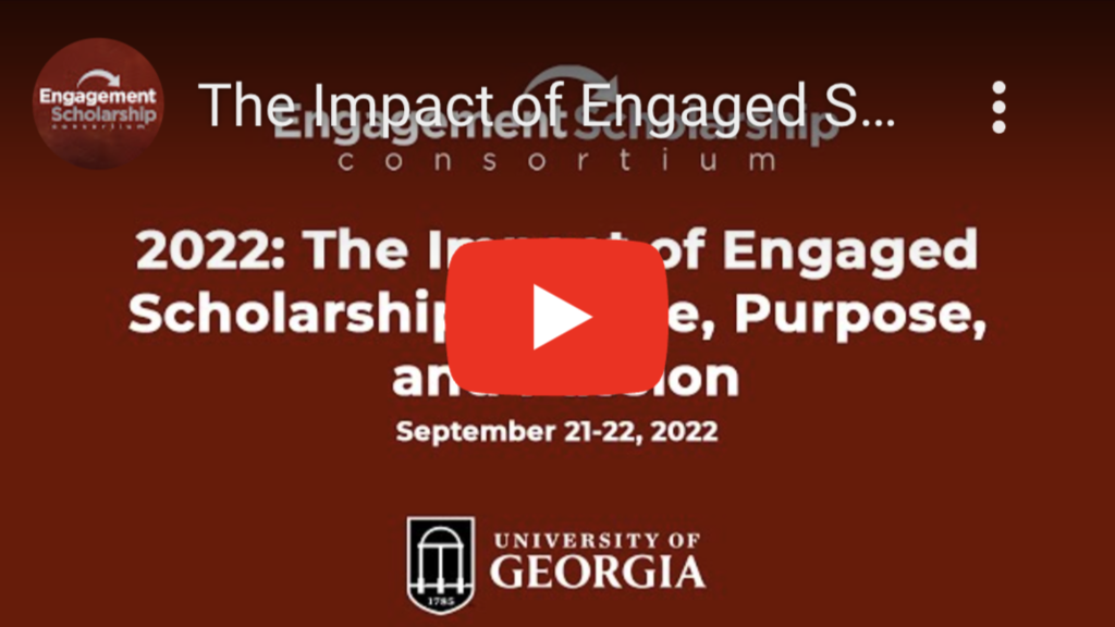 The Impact of Engaged Scholarship: People, Purpose, and Passion