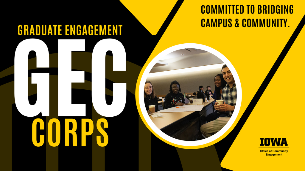 GEC Graduate Engagement Corps Banner