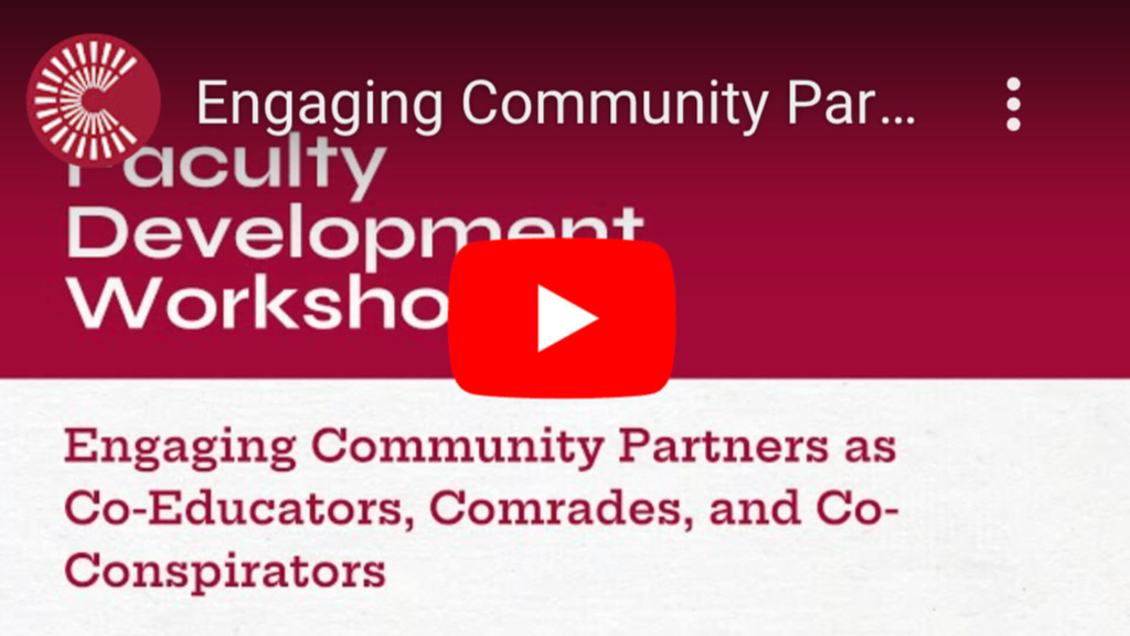 Engaging Community Partners as Co-Educators