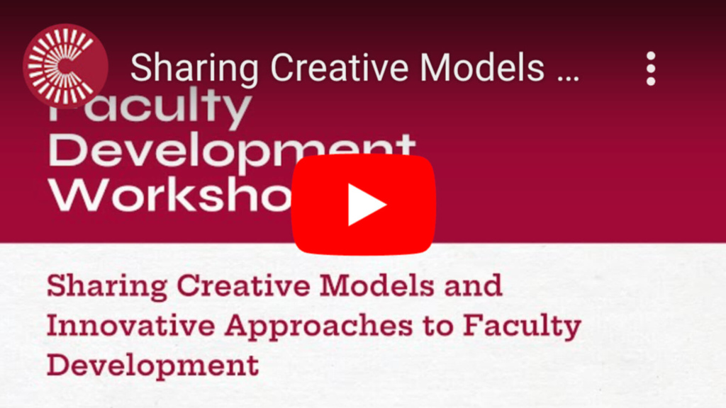 Sharing Creative Models and Innovative Approaches