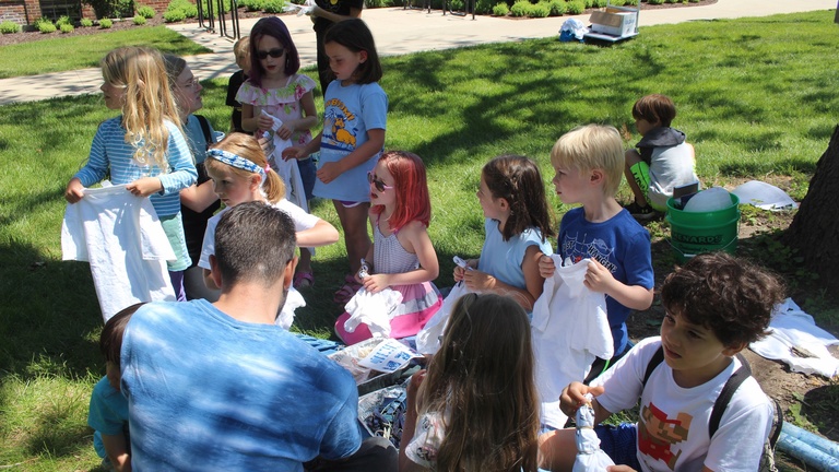 children sitting in circle